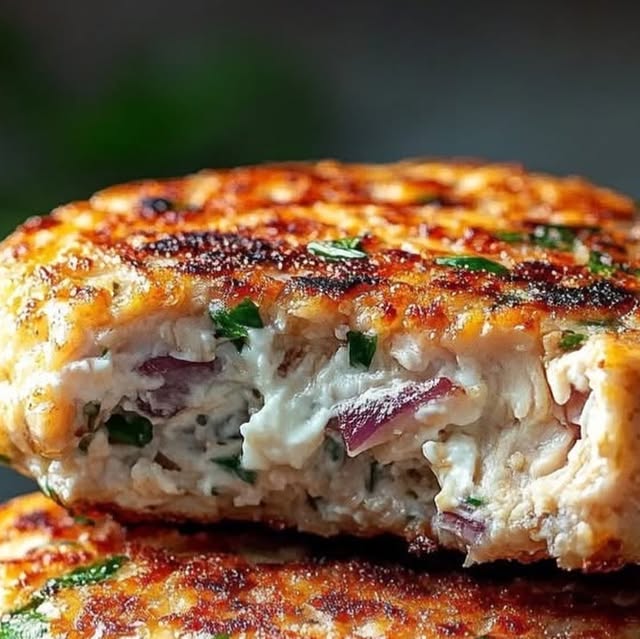Mediterranean Greek Chicken Burgers