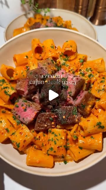 Creamy Steak Cajun Pasta