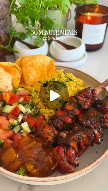 Tandoori Chicken Rice Bowls