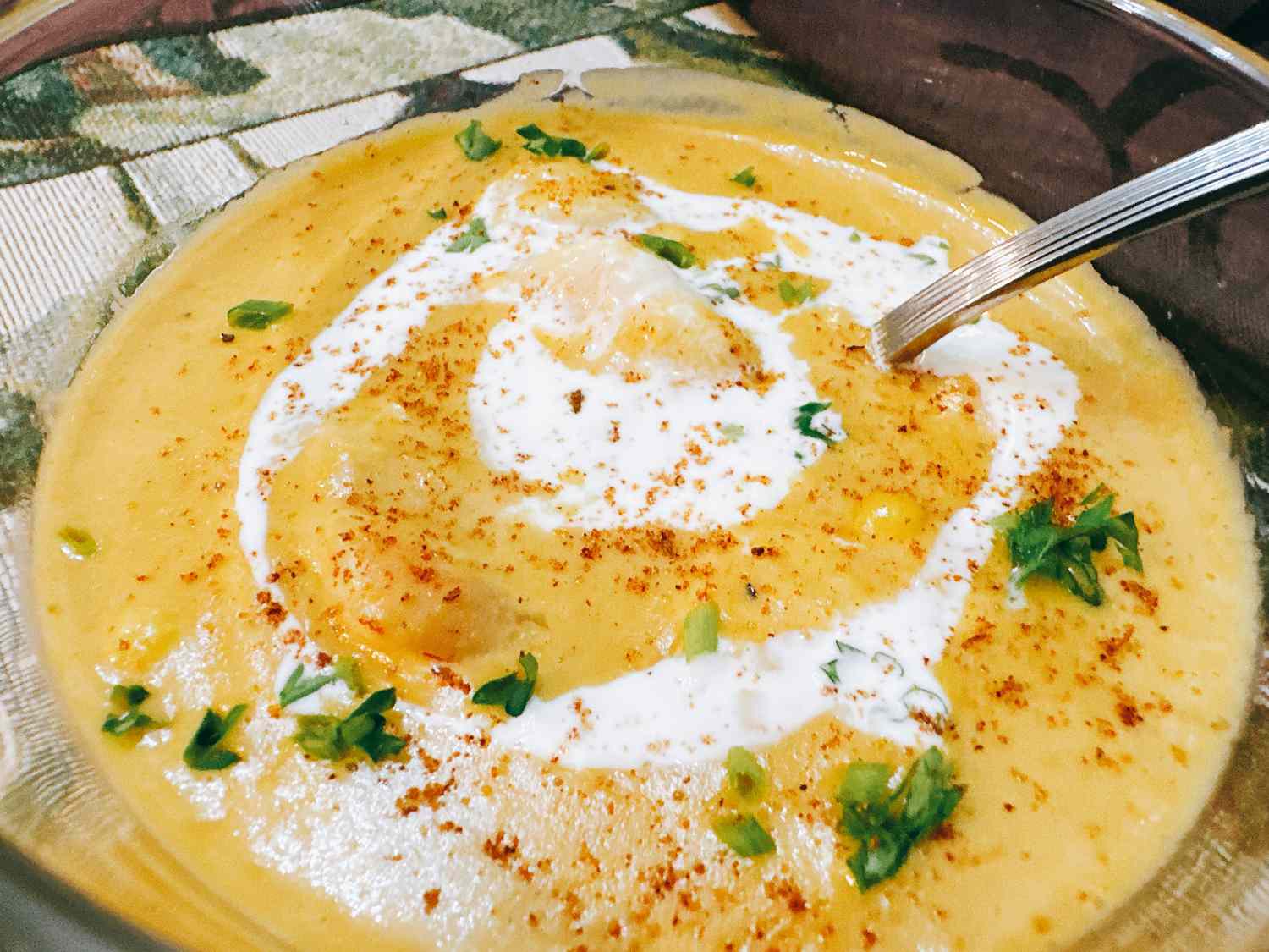 Cajun Shrimp and Corn Bisque