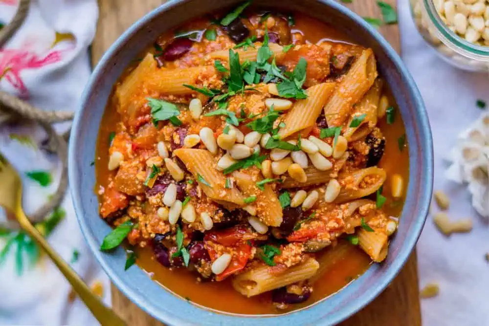 One pot pasta aux haricots rouges
