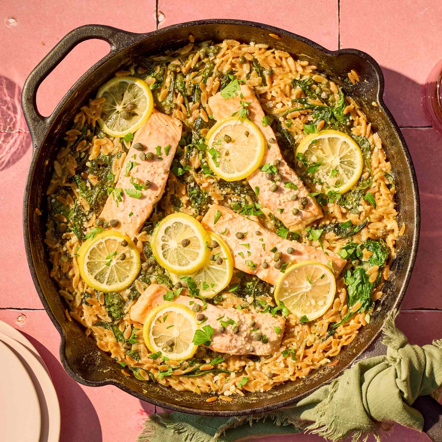 Salmon Piccata Casserole Delivers 40 Grams of Protein